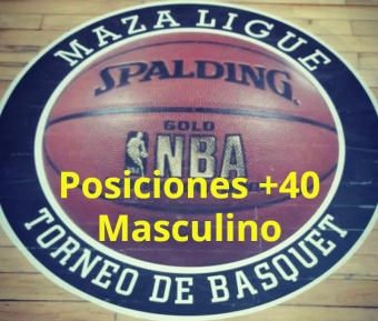 Posiciones MAZALigue +40 Masculino