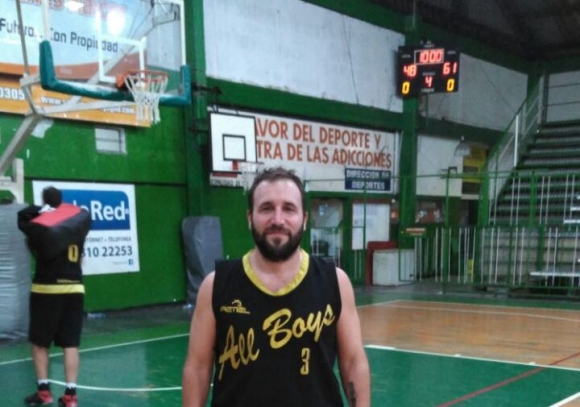 Diego Dimarco hoy, tras la victoria de All Boys ante San Miguel