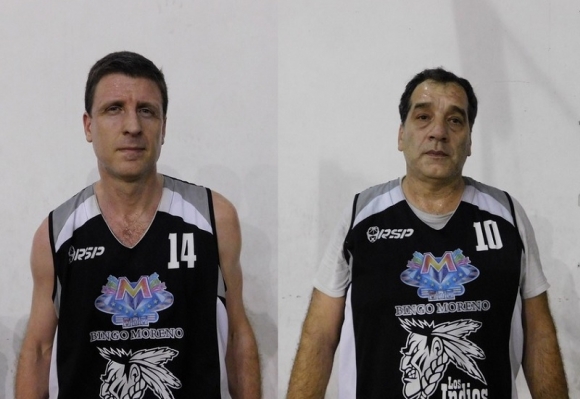 Gabriel Goldberg (izquierda) y Reinaldo Brasel (derecha) fueron amos y señores de la zona pintada ante Banco Nación.