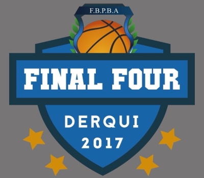 El logo del Final Four que se desarrollará en el gimnasio Rojinegro.