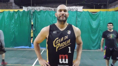 Gustavo Viudez fue el goleador de CASA de Padua en la noche de Bella Vista.