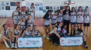 Las dos categorías de Derqui que van a Mar del Plata.