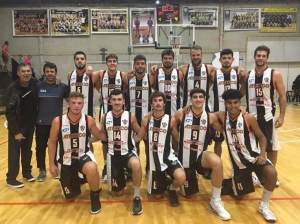 La formación de Atlético Baradero que ganó en el estreno del 2019.