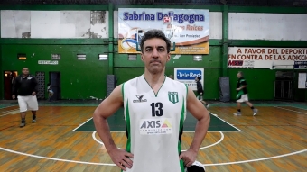 Daniel Sánchez fue el goleador del primer partido de San Miguel en la categoría +43